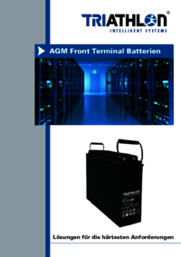 AGM Front-Terminal (FT) Batterien